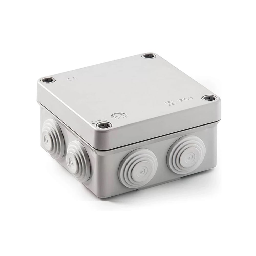 [ZK-WD-010] CAJA DE PASO PVC LISA 100X100X70 MM