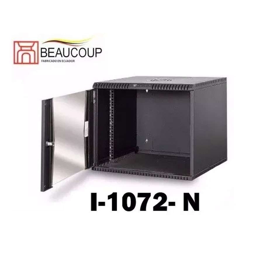 GABINETE 12UR DE PARED PUERTA DE VIDRIO