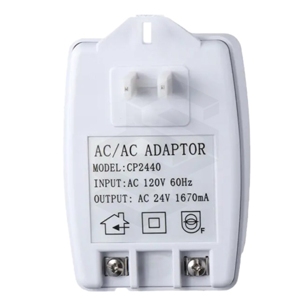 [FT-24VAC] TRANSFORMADOR PARA CÁMARA 24VAC, 1660mA, 40w