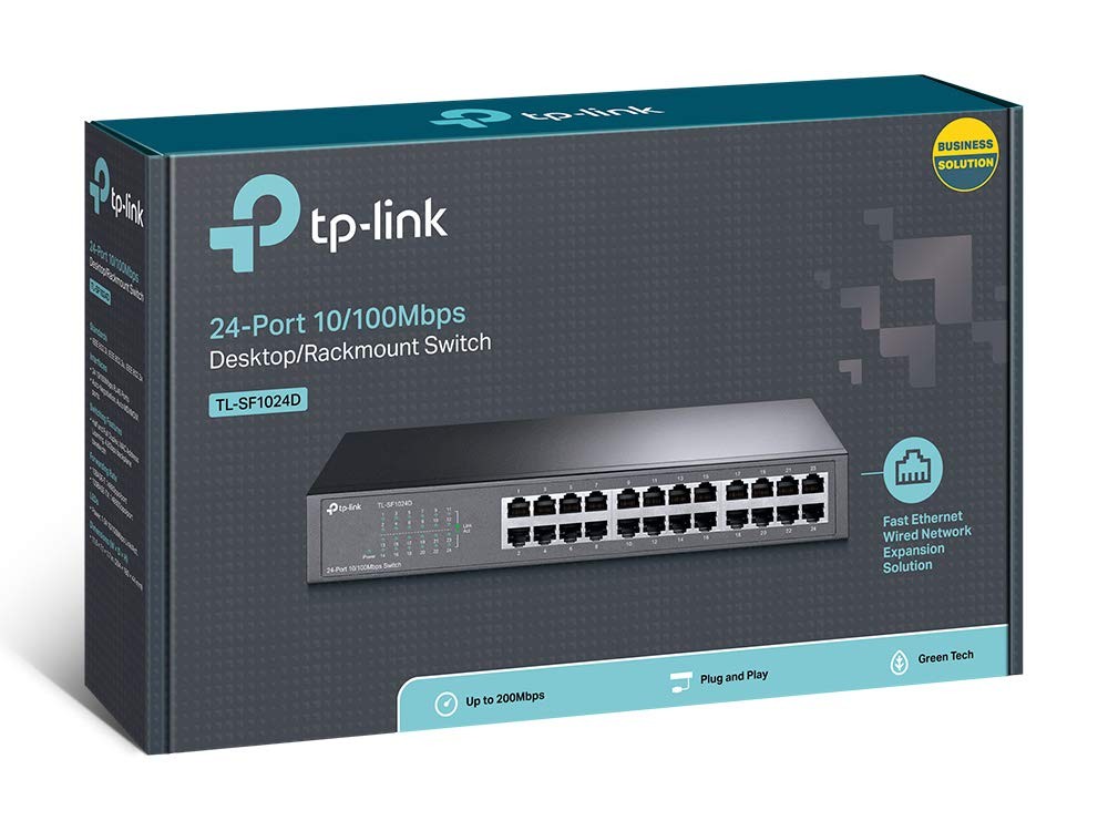 [TP-TL-SF1024D] SWITCH 24 PUERTOS 10/100MBPS NO-ADMINISTRABLE