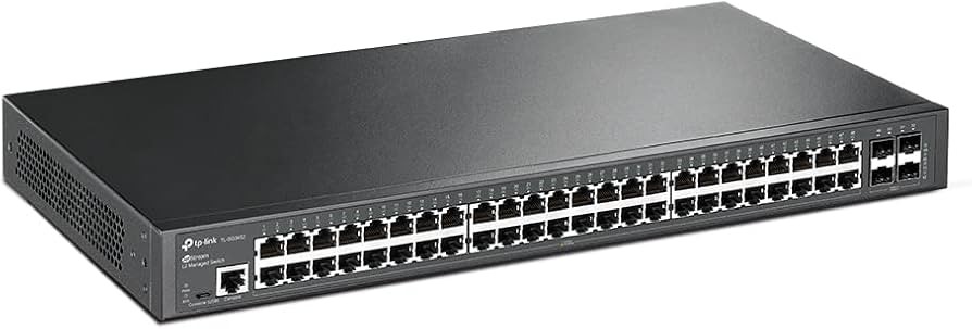 [TP-TL-SG3452] SWITCH TPLINK JETSTREAM 48 PUERTOS GIGABIT + 4 SFP+ 1GBPS CAPA 2 ADMINISTRABLE
