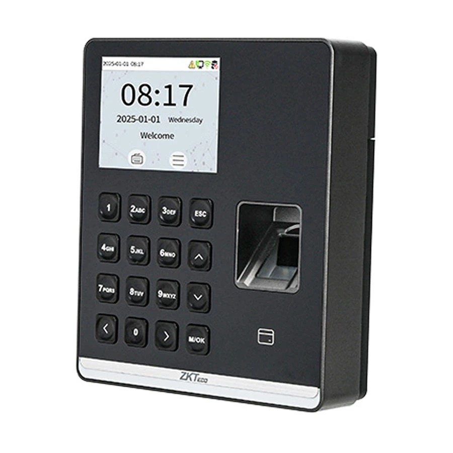 TERMINAL BIOMETRICO TIEMPO Y ASISTENCIA, HUELLA Y PROXIMIDAD BLACK
