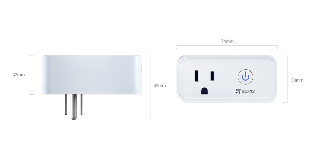 [CS-T30-10B-US] TOMACORRIENTE INTELIGENTE WIFI EZVIZ