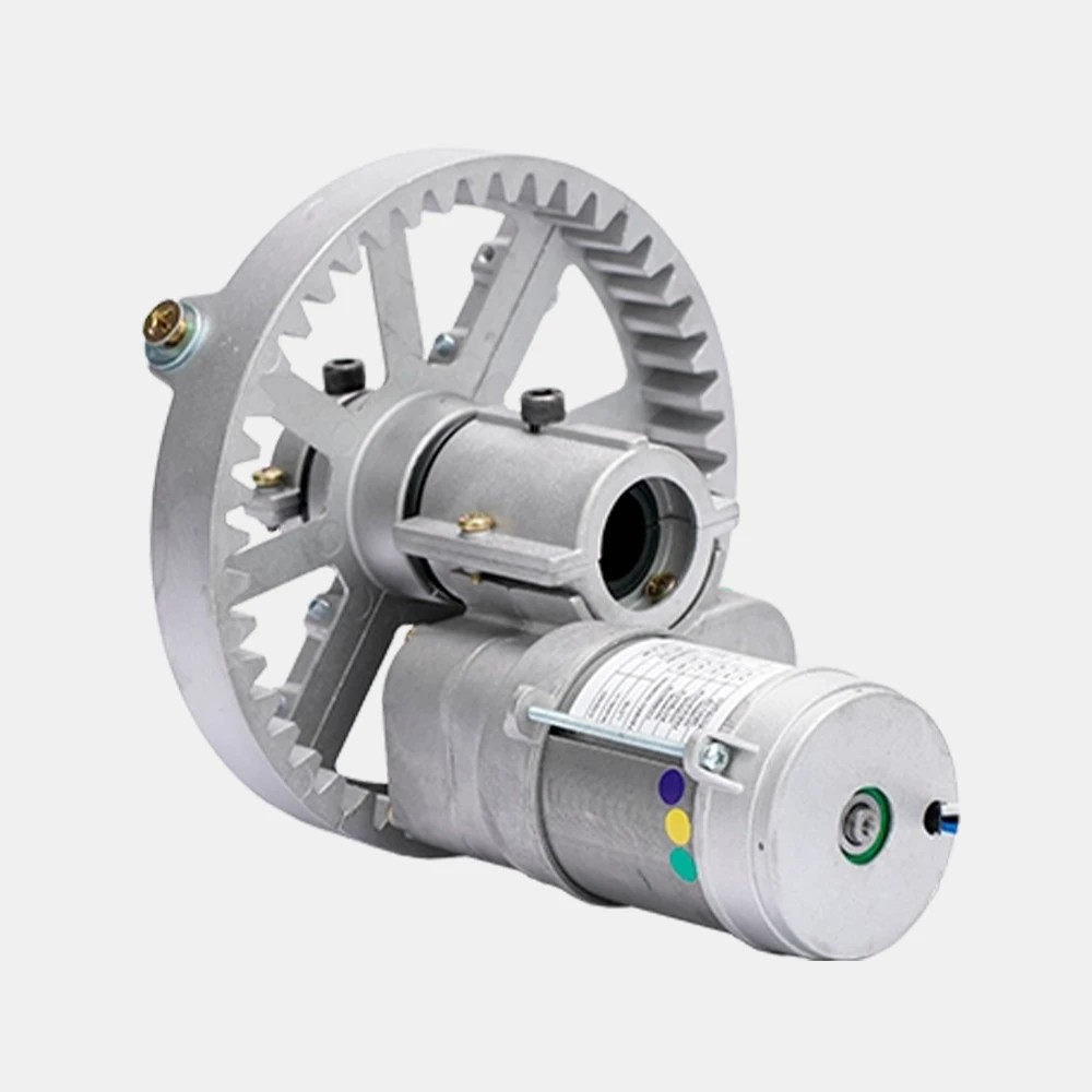 MOTOR PARA PUERTA ENROLLABLE 7V C/ MICRO, CREMALLERA DE ALUMINIO Y KIT ELECTRONICO