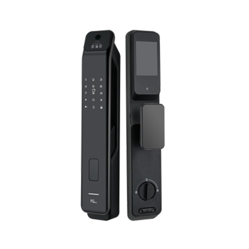 [ZK-C-SL01-Z350VPN] CERRADURA PARA PUERTA PRINCIPAL FACIAL, C/HUELLA, TARJETA Y PIN