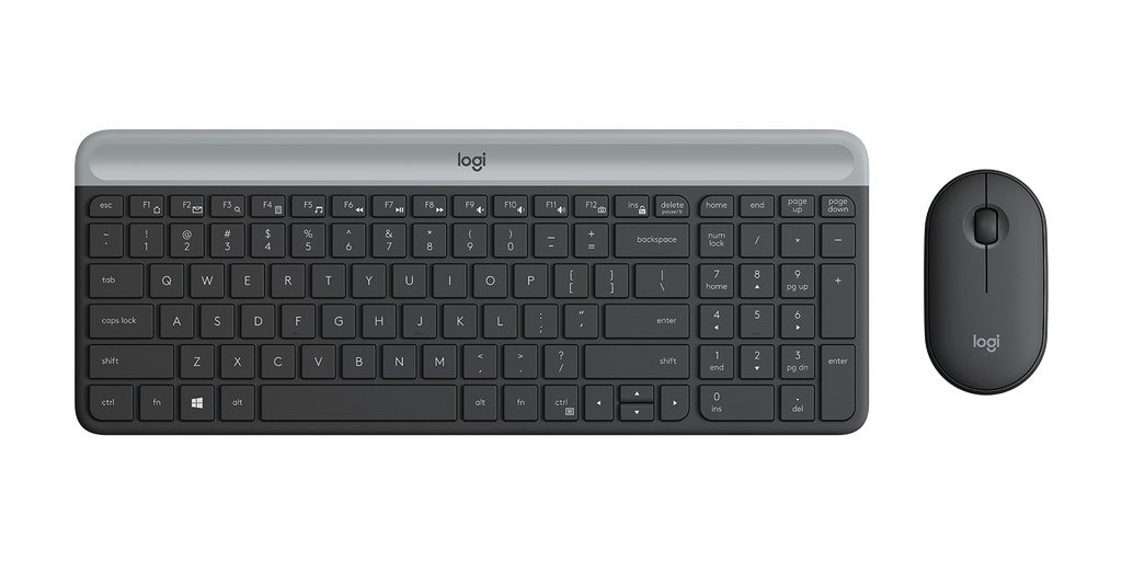 COMBO LOGITECH/TECLADO Y MOUSE MK470/SLIM WIRELESS/NUM-PAD/1000 DPI