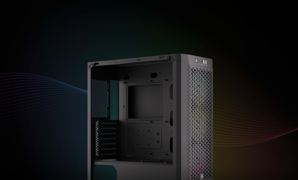 [CASCORCC9011272] CASE CORSAIR ATX 480T RGB AIRFLOW TEMPERED GLAS 1TYPE-A 2USB3.2 3VENT.-RGB BLACK