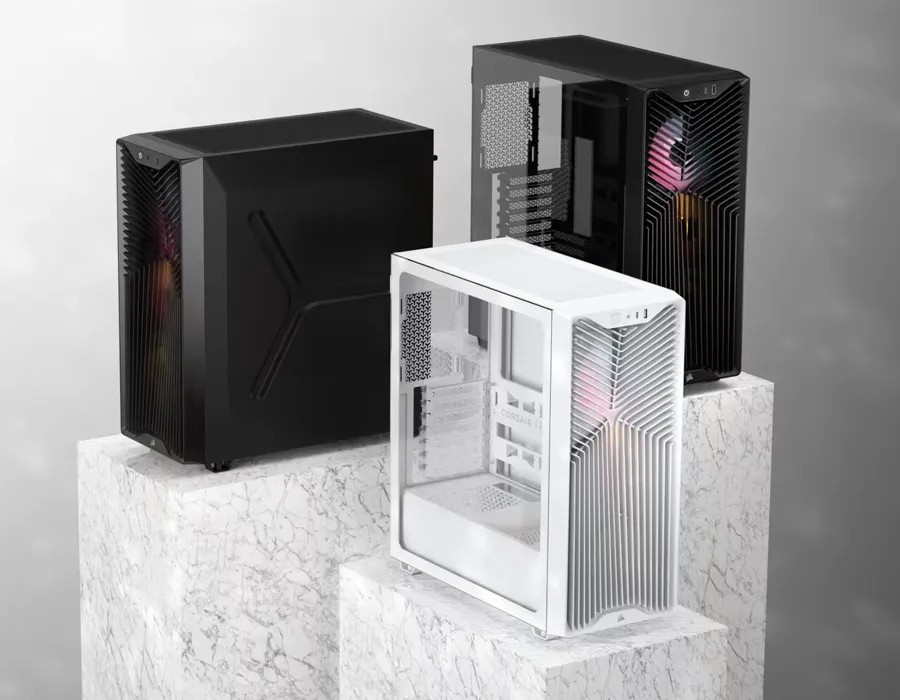 CASE CORSAIR ATX 3200D RS TEMPERED GLAS MID-TOWER USB3.2 USB2.0 SUP-8VENT. WHITE
