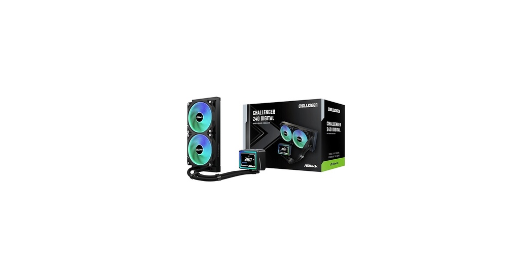 COOLER ASROCK Challenger 240 Digital ARGB black
