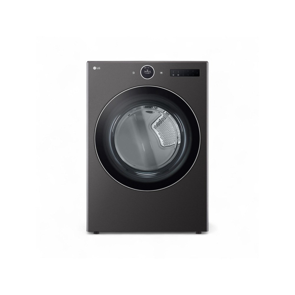 SECADORA/LG ELECTRICA DF74BFXS6BE CARGA FRONTAL 23KG TURBOSTEAM NEGRA