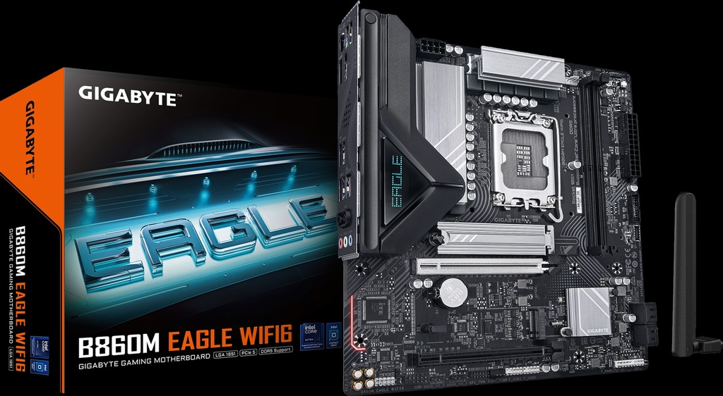 MAINBOARD GIGABYTE/B860M EAGLE WIFI6E DDR5 LGA1851 ATX