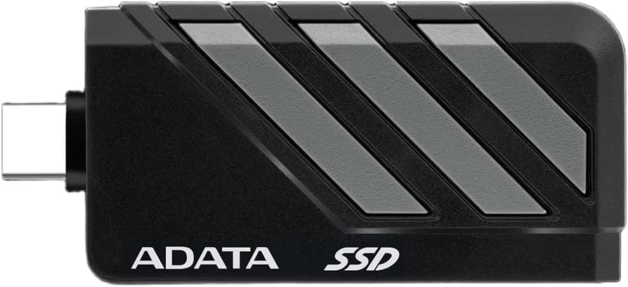SSD/ADATA EXTERNO SC735 1000GB BLACK-GRAY 1050 MBS 1.22M MIL-STD USB TIPO C