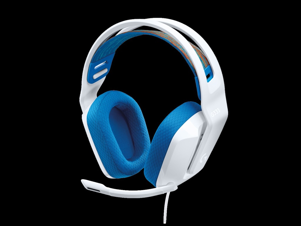 [981-001017] HEADSETS/LOGITECH G335/WIRED/CONTROLES INTEGRADOS/20HZ/87.5 DB SPL/MW /TOMA DE AUDIO 3.5MM/BLANCO