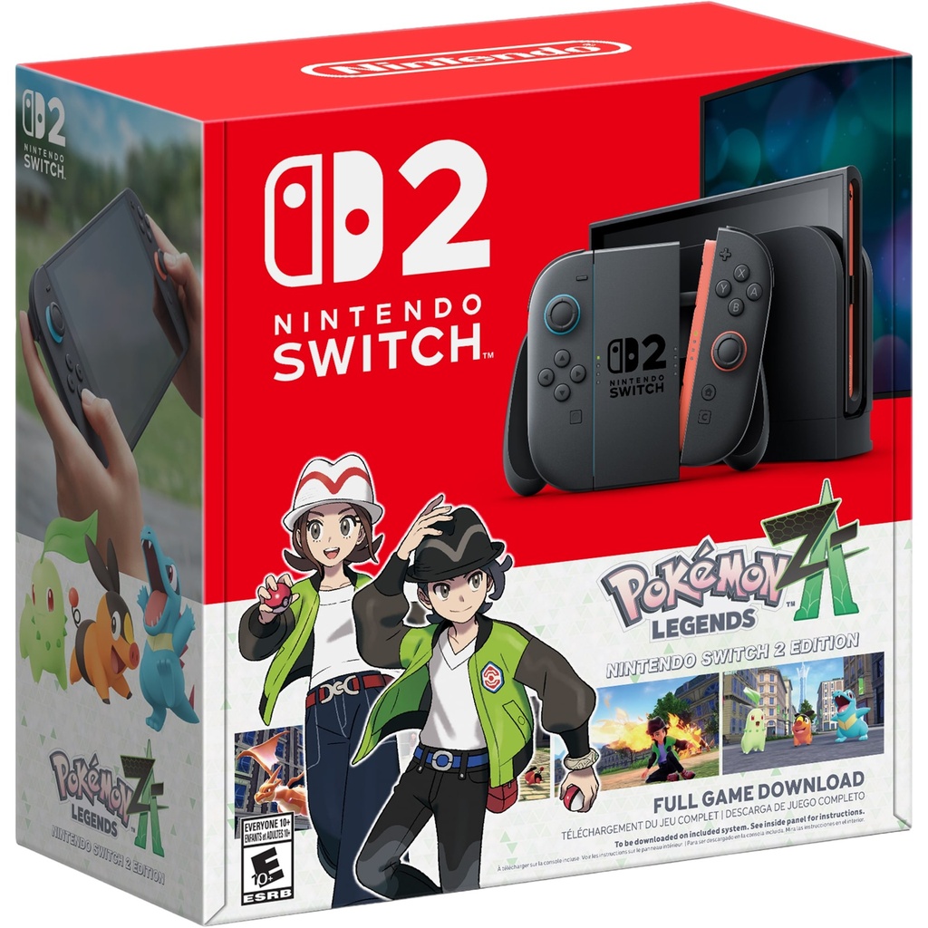 CONSOLA/DE/JUEGO/NINTENDO SWITCH 2 POKEMON LEGENDS ZA BUNDLE EDITION CONSOLE US VERSION