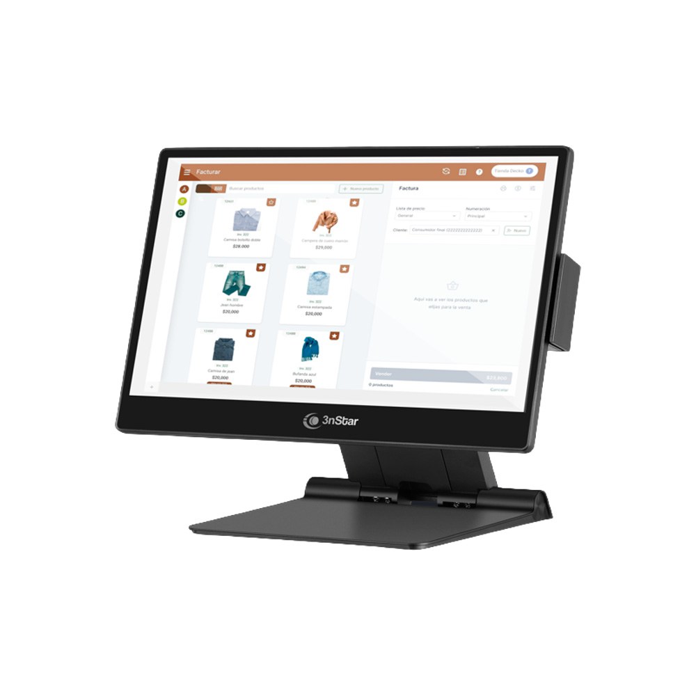 COMPUTADOR 3NSTAR AIO POS P7 I5 12TH GEN – 8GB RAM – 240GB SSD – CAPACITIVE – WI-FI- BT- W11 IOT ENT