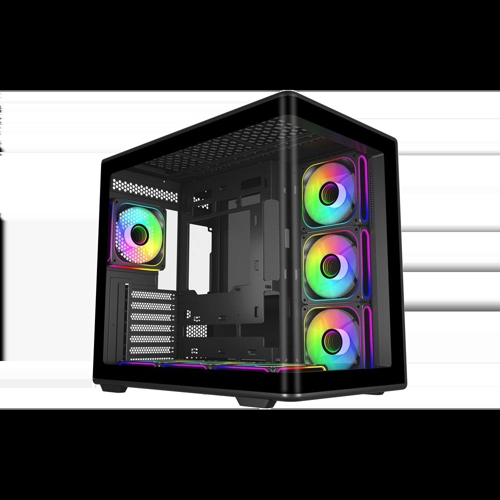 CASE COOLER MASTER/MID TOWER ELITE 600 BLACK 1X120MM ARGB REAR 3X120MM SIDE MOUNT