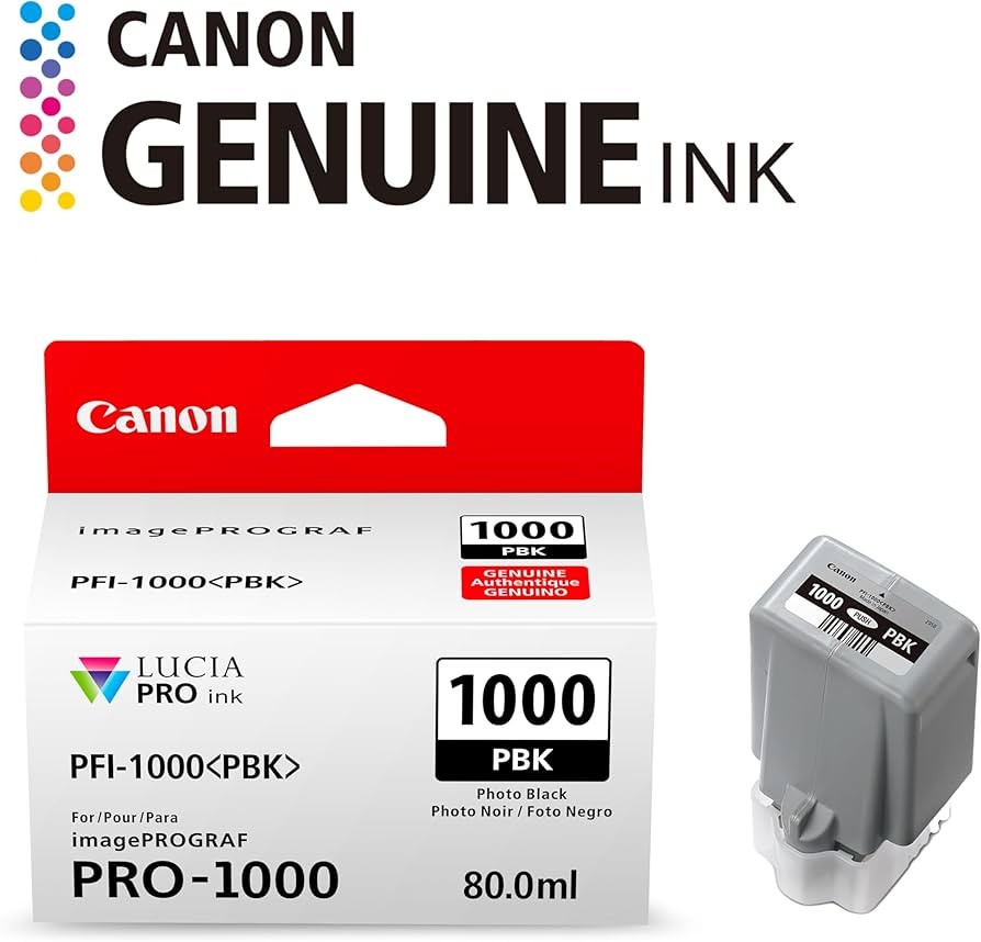 [0545C003AC] TINTA PFI-1000 NEGRO MATE 80ML IMAGEPROGRAF PRO-1000