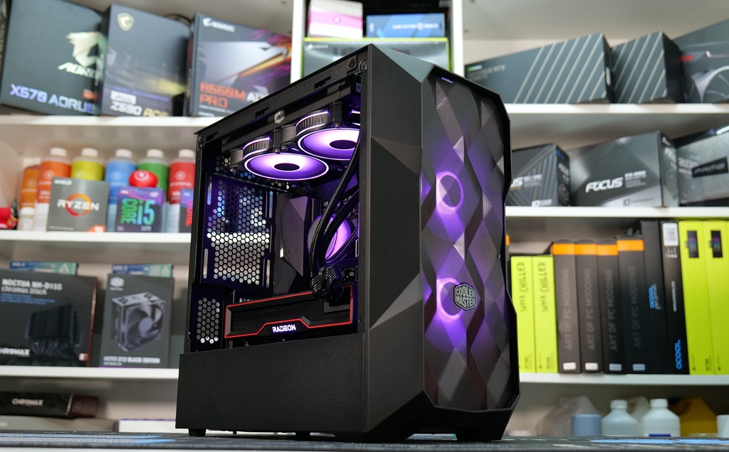 [TD300-KGNN-S00] CASE COOLER MASTER/TD300 MASTERBOX BLACK MESH MINI TOWER MICRO ATX 2X120MM FRONT