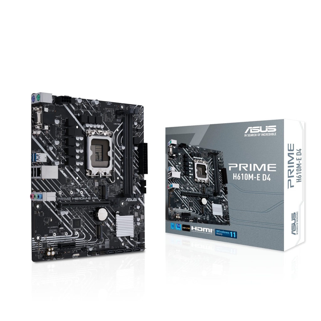 MAINBOARD ASUS H610M-F D4 R2.0 DDR4 LGA1700 12AVA 13AVA 14AVA GEN