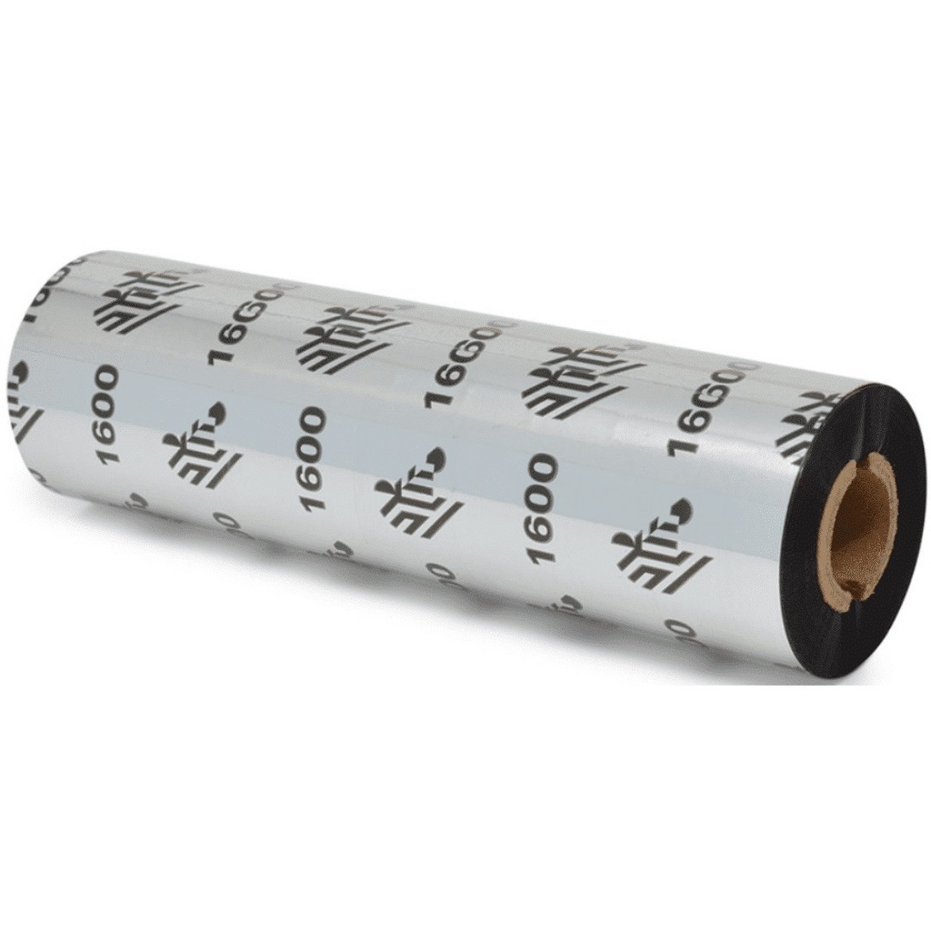 CONSUMIBLE ZEBRA RIBBON CERA 1600 110MMX74M, 0.5 PULG CORE ZD220 UNIDAD