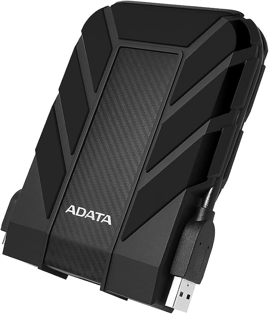 DISCO EXTERNO ADATA HD710P 5TB NEGRO USB 3.1 IP68 AGUA POLVO MIL-STD-810G 516.6 GOLPES