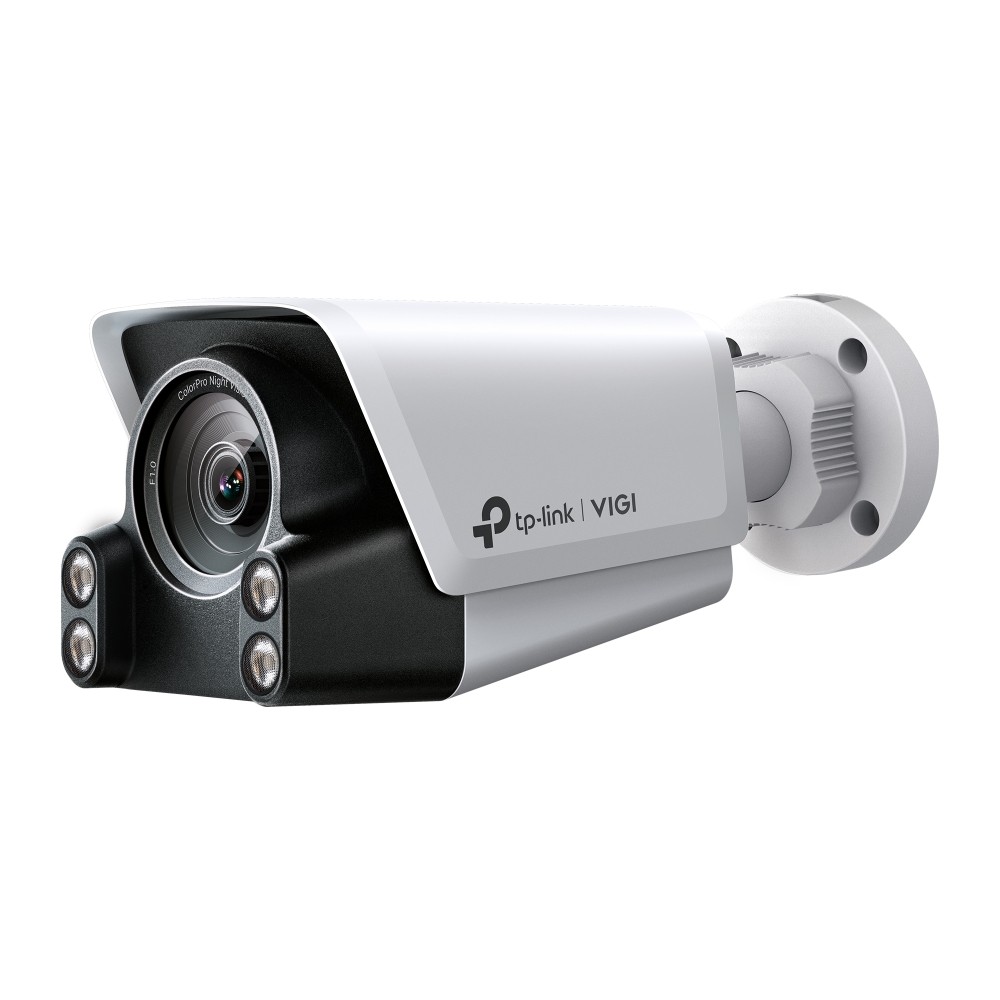 CAMARA TPLINK/VIGI C340S 4MM/EXTERIOR/COLOR PRO/4 MP/ANALISIS DE PERSONAS Y VEHICULOS/POE/AUDIO BI
