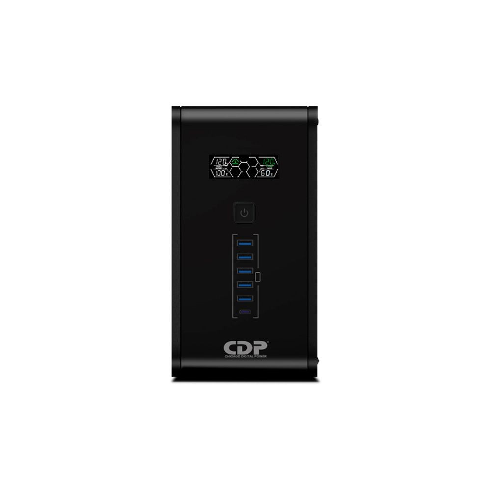 [R-SMART751] UPS INTERACTIVO SMART CDP R-SMART751 750VA/300W/ E/S:120V/ 6 SALIDAS