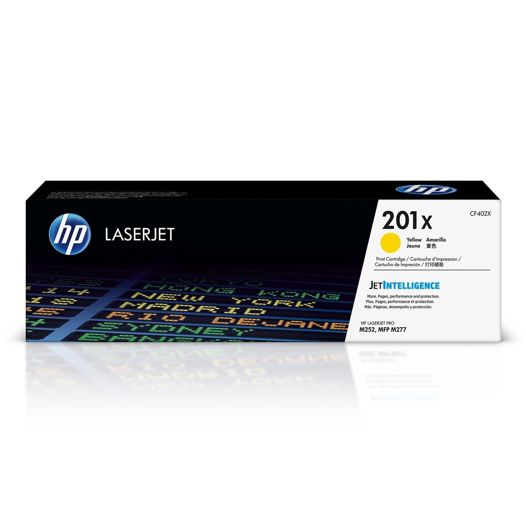 [CF402X] TONER HPINC 201X AMARILLO LASERJET M252/227W 2300 PAG CF402X