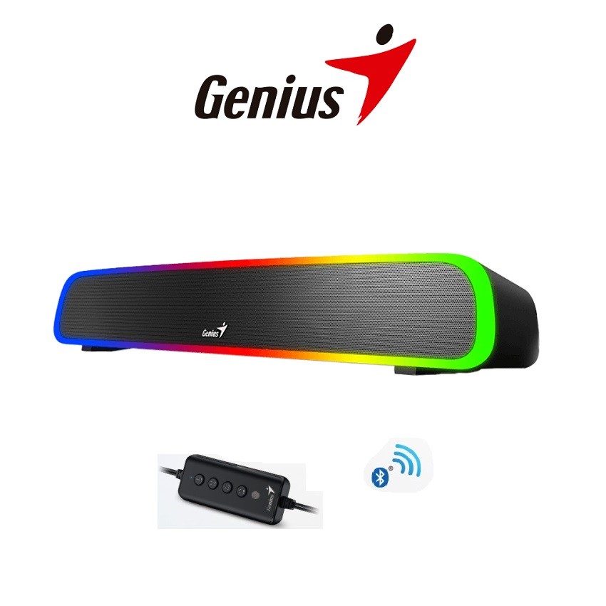 [31730045400] PARLANTE GENIUS SOUNDBAR 200 USB NEGRO RGB/ BT