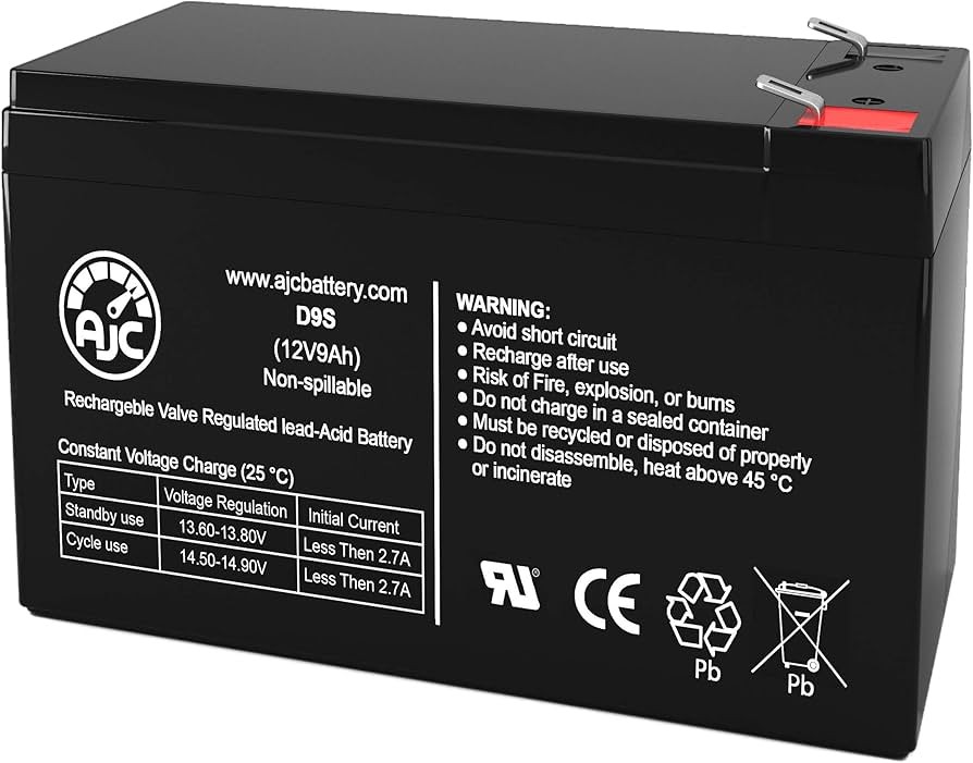 BATERIA UNIPOWER/PARA UPS 12V/9AH