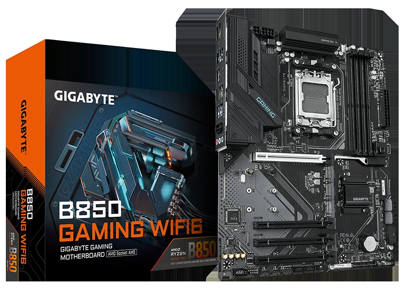 MAINBOARD GIGABYTE/B850 GAMING WIFI6 AM5 DDR5 UP TO 256GB 9MB85GW-00-G10