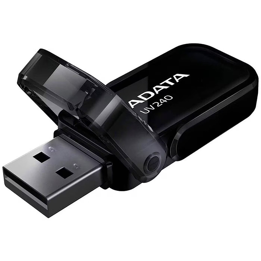 FLASH MEMORY ADATA 32GB UV240 USB 2.0 NEGRO