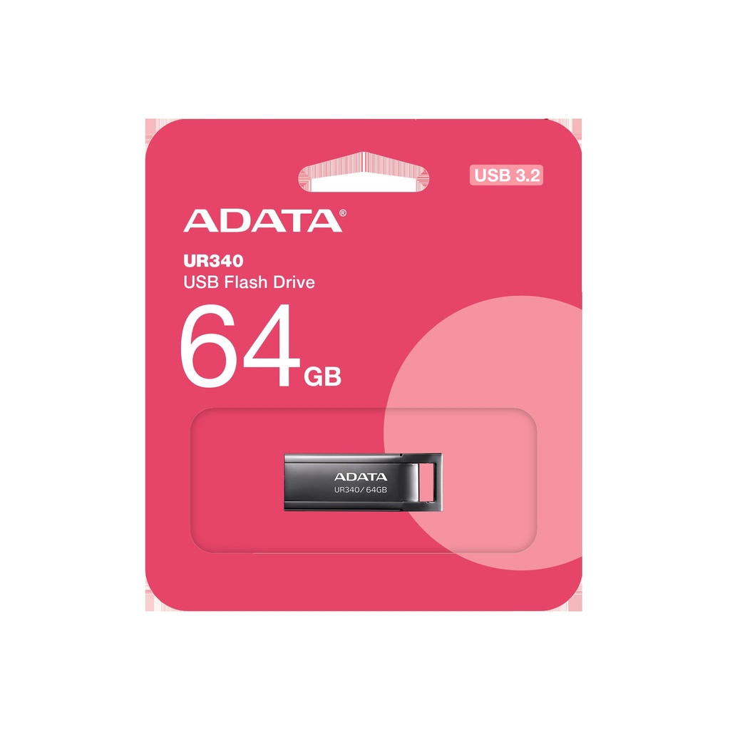 [FMEADA64GUR340K] FLASH MEMORY ADATA 64GB-UR340 USB3.2 PLATA