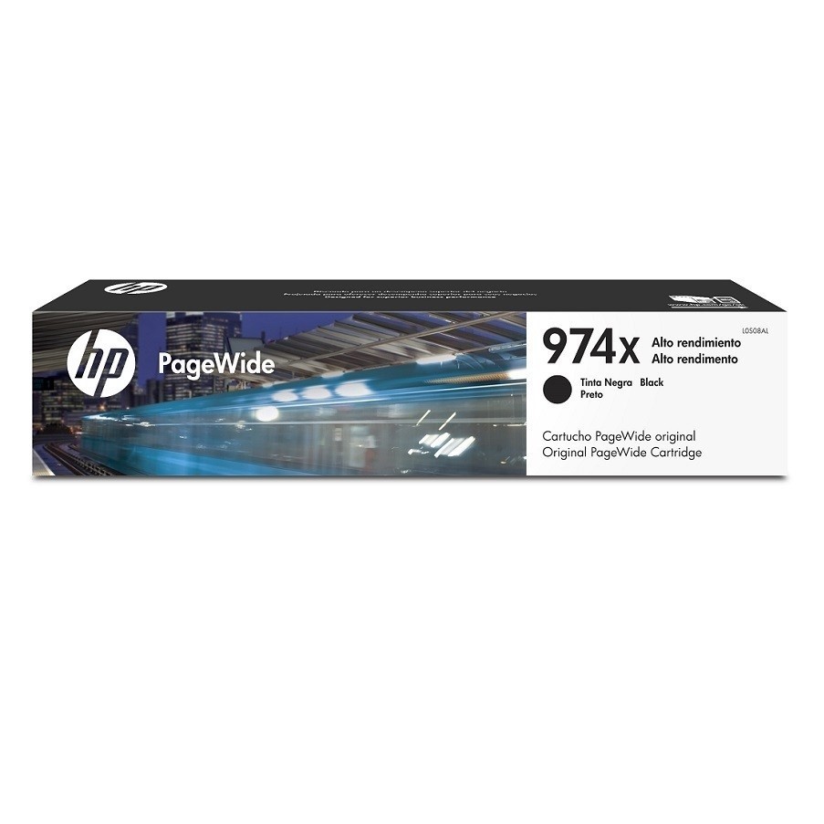[L0S08AL] TINTA HPINC 974XL NEGRO PW 452/577/477 10000 PAGS L0S08AL
