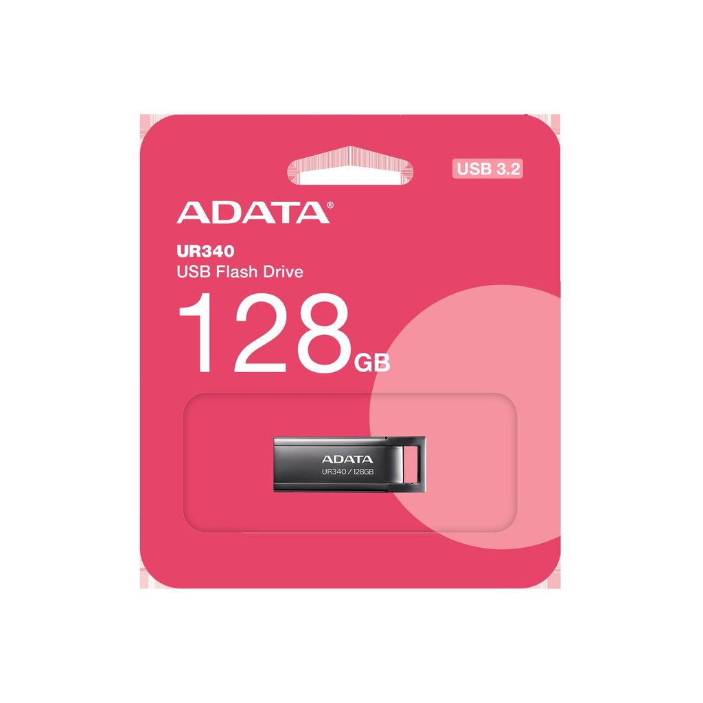 FLASH MEMORY ADATA 128GB-UR340 USB3.2 PLATA