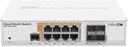 MikroTik Cloud Router Switch CRS112-8P-4S-IN - Conmutador - L3 - Gestionado - 8 x 10/100/1000 (PoE) + 4 x SFP