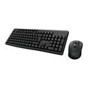 Xtech - Keyboard and mouse set - Wireless - Spanish - USB - Black - 2.4 GHz - Black XTK-311S
