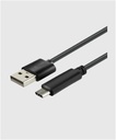 Xtech XTC-510 - Cable USB - 24 pin USB-C (M) reversible a USB (M) - USB 2.0 - 1.8 m - negro