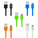 Xtech XTG-231 - Cable USB - USB (M) a Micro-USB tipo B (M) - USB 2.0 - 5 V - 2.4 A - 1 m - plano