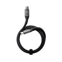 Klip Xtreme - USB cable - 24 pin USB-C - 1.8 m - Black - 100W Braided Fast charging