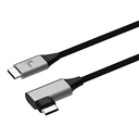 Xtech - USB cable - USB Type C - 3.66 m - Black & silver - (m) to (m) Braided XTC-533