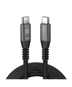 Klip Xtreme - USB cable - 24 pin USB-C - 1.8 m - Black - 240W Braided Fast Charging