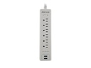 Forza - Surge protector - AC 110/220 V - 5 Tomas de Corriente - UNV NEMA 2USB 5ft WH