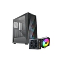 CASE COOLER MASTER/CMP520 MID TOWER BLACK BUNDLE FUENTE 650W BRONZE – AIR COOLER 212 SPECTRUM