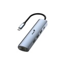 HUB GENIUS UH545 USB C A 5 PUERTOS 3 USB A 1 USB C 1 RJ45 GE WIN 10 11 MAC