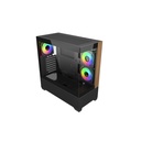 CASE COOLER MASTER/E690 MID TOWER BLACK WOOD BUNDLE FUENTE 750W GOLD – AIR COOLER 212 SPECTRUM