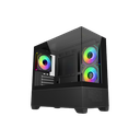 CASE COOLER MASTER/MINI TOWER ELITE 490 BLACK 1X120MM ARGB 2X120MM SIDE MOUNT