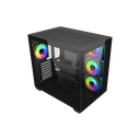 CASE COOLER MASTER/E681 MID TOWER BLACK WOOD BUNDLE FUENTE 750W GOLD – AIR COOLER 212 SPECTRUM