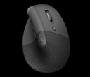 MOUSE LOGITECH/LIFT LEFT VERTICAL ERGONOMIC/WIRELESS/6 BOTONES/ GRAPHITE/