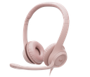 HEADSETS LOGITECH/H390 ROSADO /USB-A/MIC. CANCEL. RUIDO/CABLE 1.9M/100KHZ